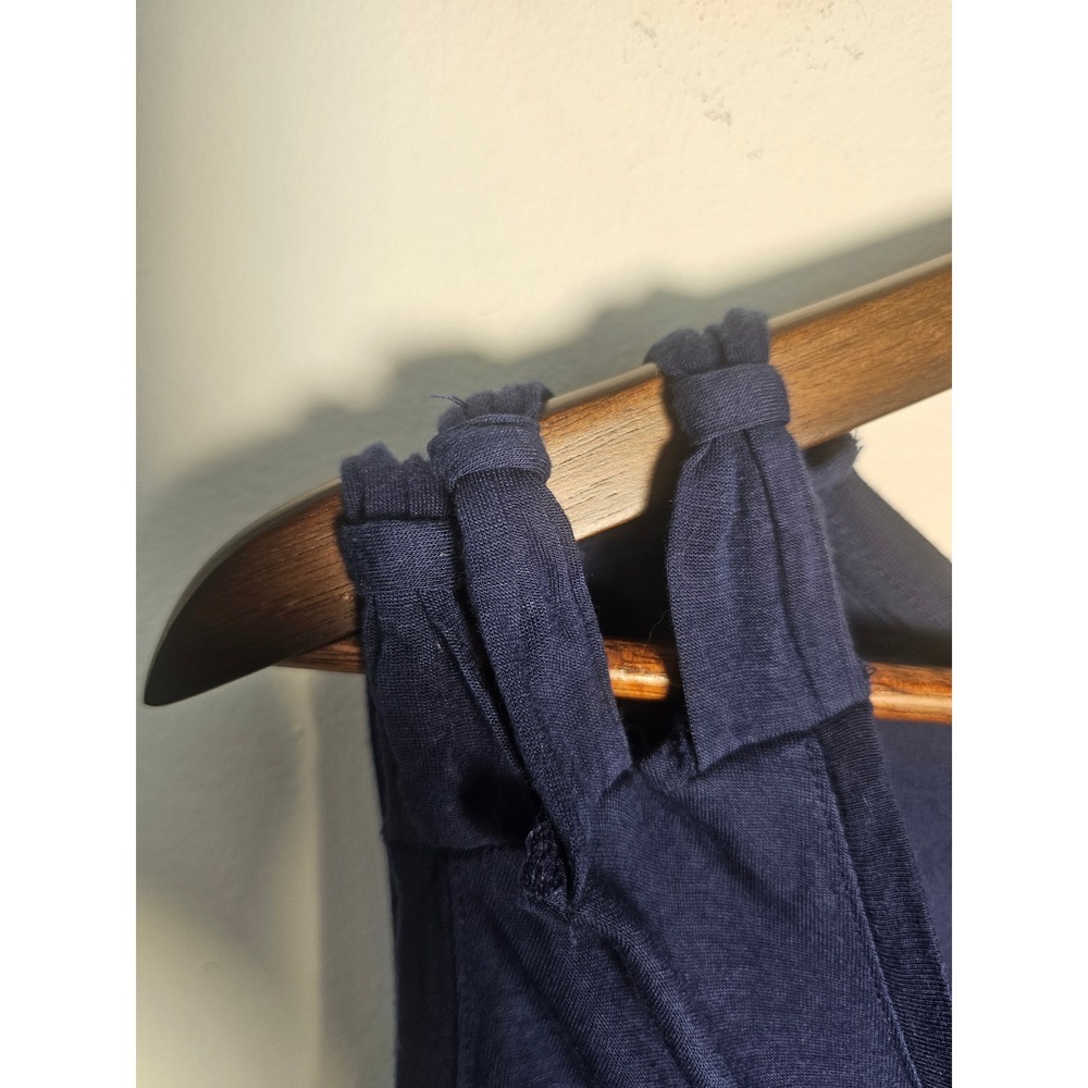 Disneycore LC Lauren Conrad Tank Top Womens Medium Blue Minnie Bow Knotted Strap - Picture 8 of 8